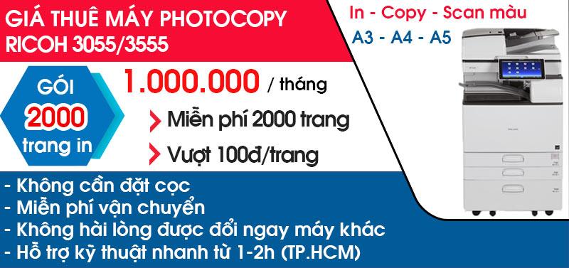 Dịch Vụ Cho Thuê Máy In Nhanh Tại TP.HCM và Hà Nội