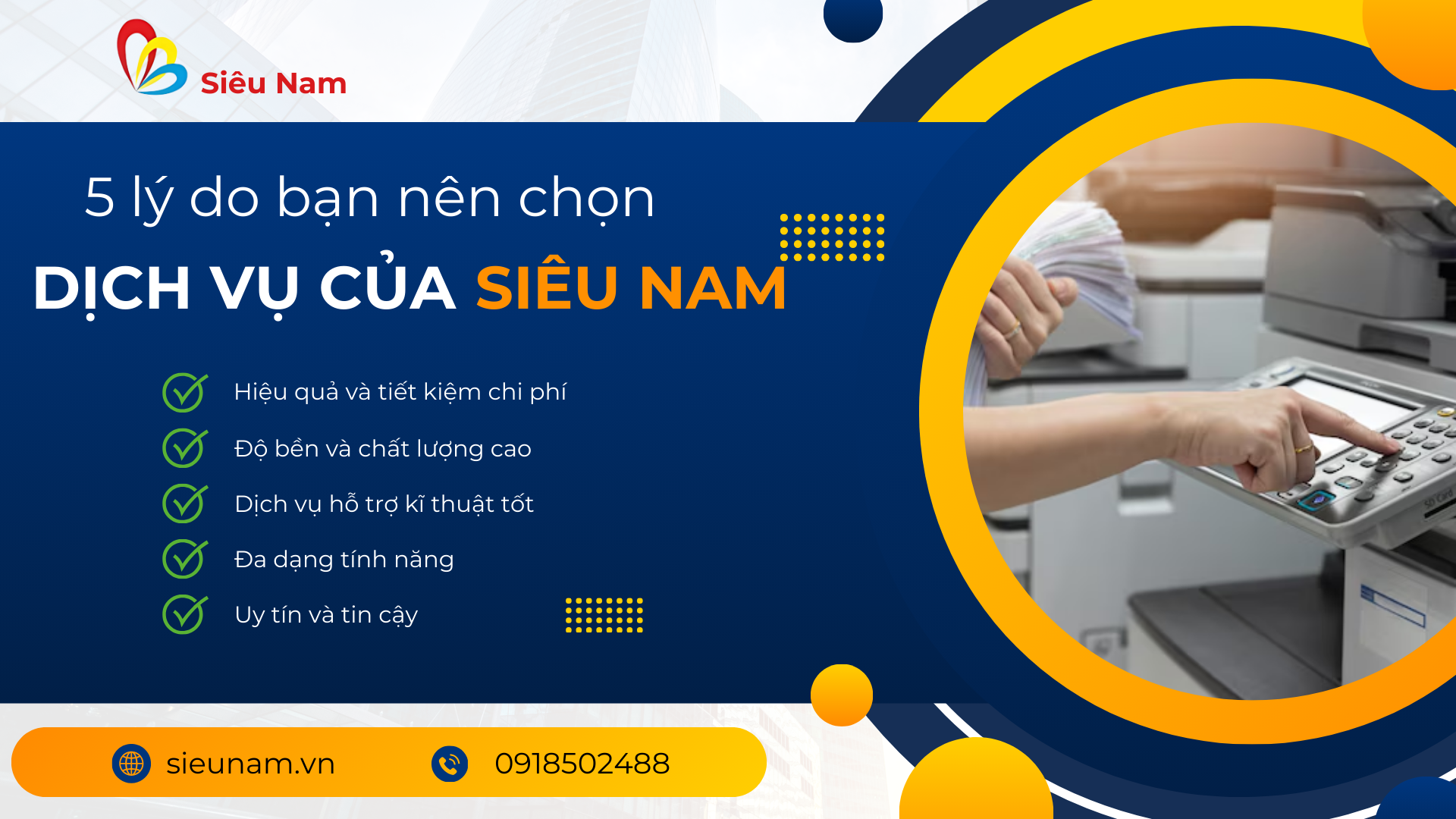5 LÝ DO NÊN CHỌN MUA MÁY IN CÔNG NGHIỆP TẠI SIÊU NAM